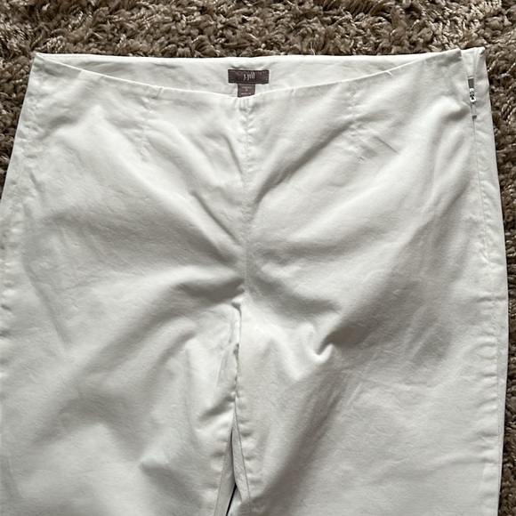💥🔥🔥🔥💥J JILL Women’s White Pants Sz 6 Stretch - Picture 2 of 8